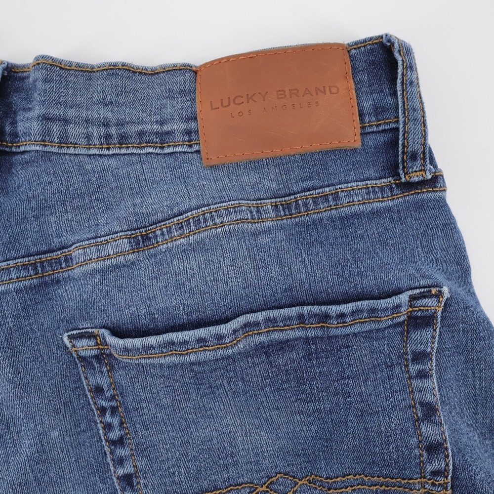 Lucky Brand 221 Straight Leg Jeans Blue Denim Mens 32x34